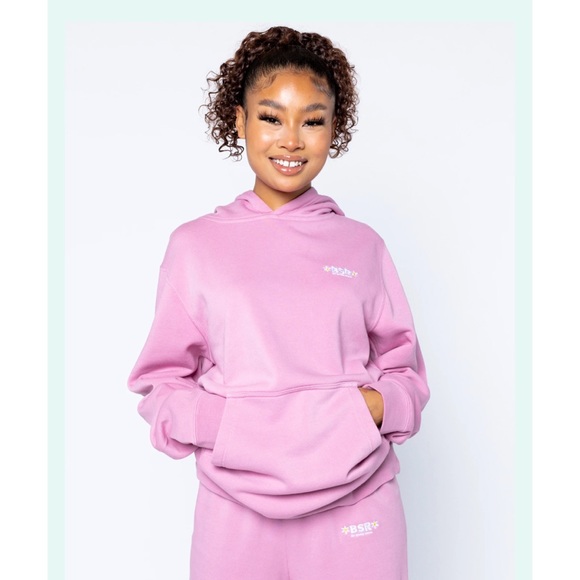 BSR by Sami Ryan EVERYDAY HOODIE, DUSTY ROSE - Picture 3 of 6